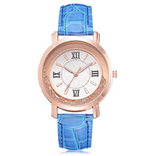 Load image into Gallery viewer, Rhinestone Leather Bracelet Wristwatch Women Fashion Watches