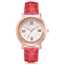 Load image into Gallery viewer, Rhinestone Leather Bracelet Wristwatch Women Fashion Watches